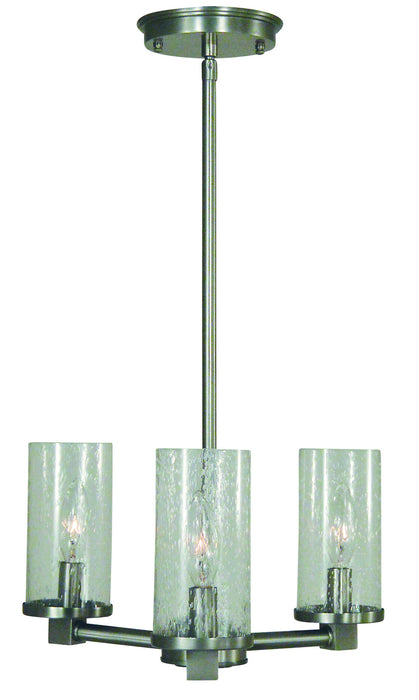 Framburg - 3063 BN - Three Light Chandelier - Lexi - Brass Nickel