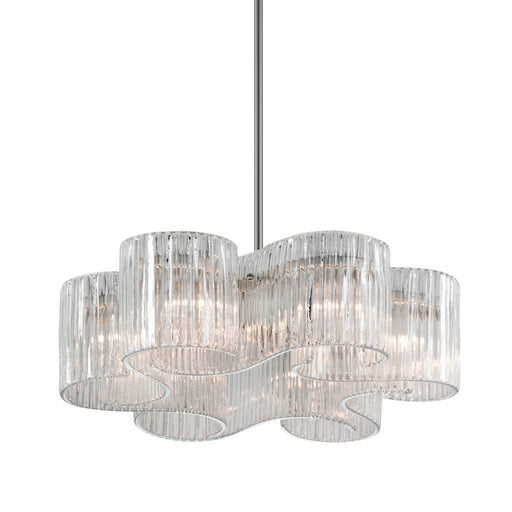 Corbett Lighting - 240-46-WSL - Six Light Chandelier - Circo - Warm Silver Leaf