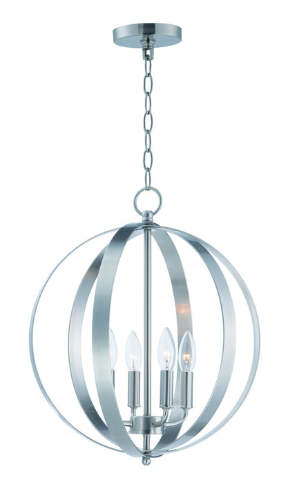 Maxim - 10031SN - Four Light Chandelier - Provident - Satin Nickel