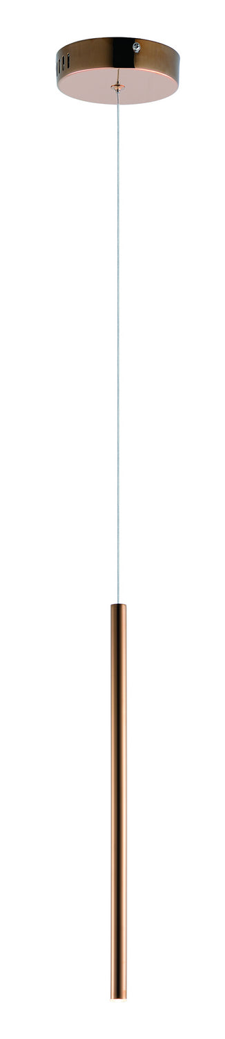 ET2 - E10002-RG - LED Mini Pendant - Flute - Rose Gold