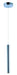 ET2 - E10011-PC - LED Mini Pendant - Flute - Polished Chrome