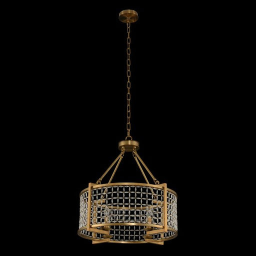 Allegri - 032151-043-FR001 - Four Light Pendant - Verona - Brushed Pearlized Brass