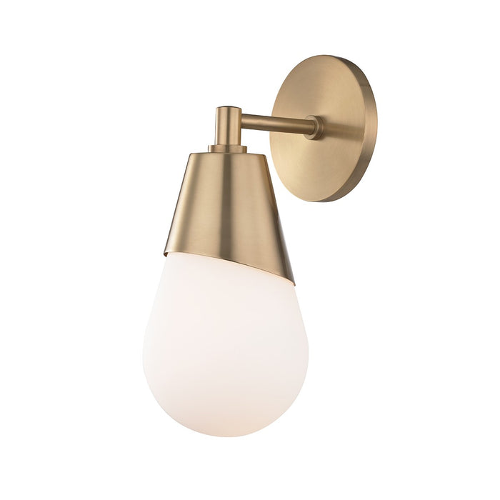 Mitzi - H101101-AGB - One Light Wall Sconce - Cora - Aged Brass