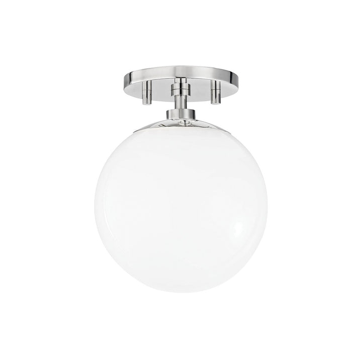 Mitzi - H105601-PN - One Light Semi Flush Mount - Stella - Polished Nickel