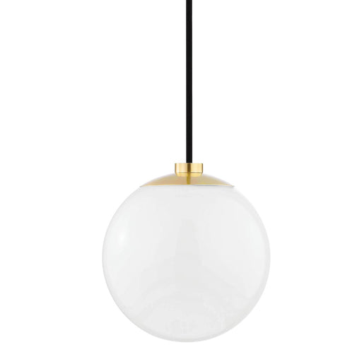 Mitzi - H105701-AGB - One Light Pendant - Stella - Aged Brass