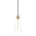 Mitzi - H112701-AGB - One Light Pendant - Anya - Aged Brass