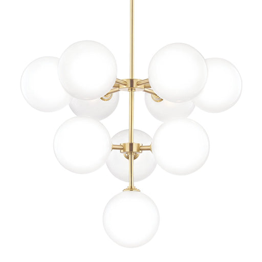 Mitzi - H122810-AGB - LED Chandelier - Ashleigh - Aged Brass