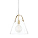 Mitzi - H162701L-AGB - One Light Pendant - Karin - Aged Brass