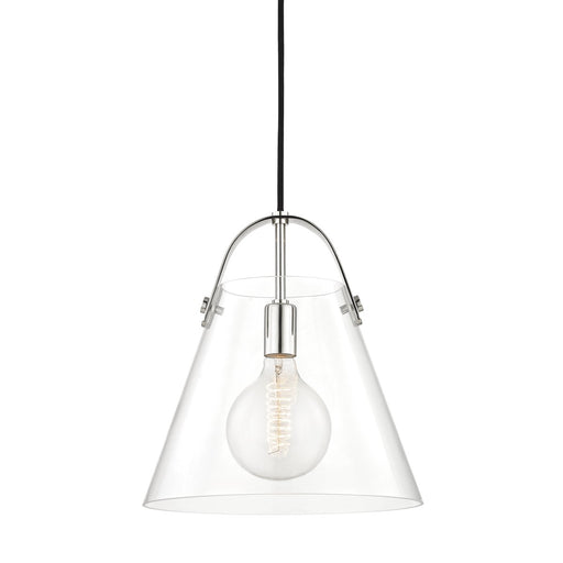 Mitzi - H162701L-PN - One Light Pendant - Karin - Polished Nickel