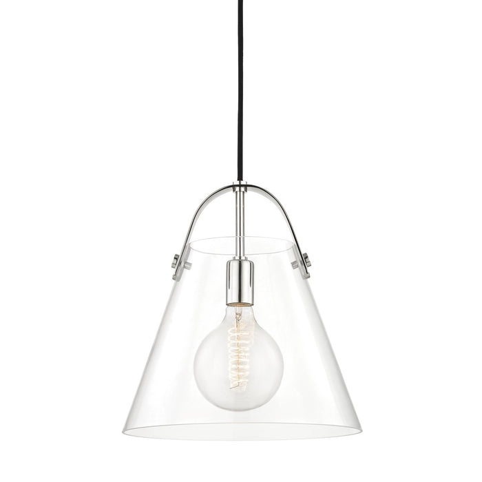 Mitzi - H162701L-PN - One Light Pendant - Karin - Polished Nickel