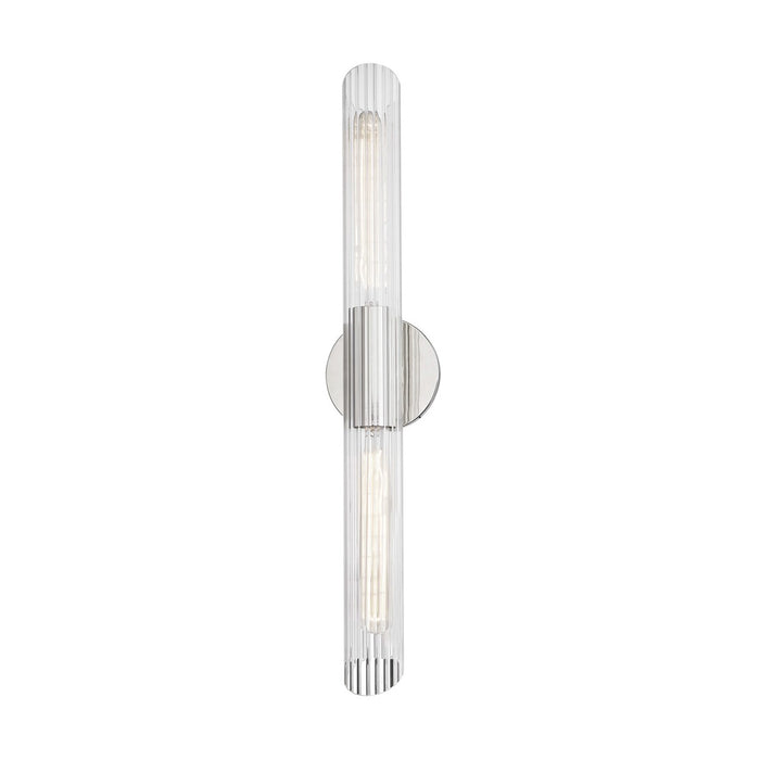 Mitzi - H177102L-PN - Two Light Wall Sconce - Cecily - Polished Nickel