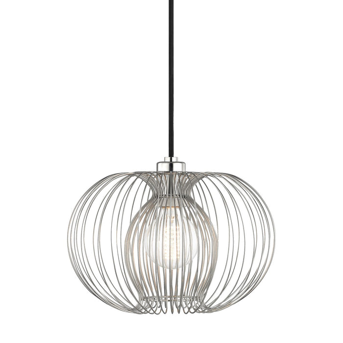 Mitzi - H181701S-PN - One Light Pendant - Jasmine - Polished Nickel