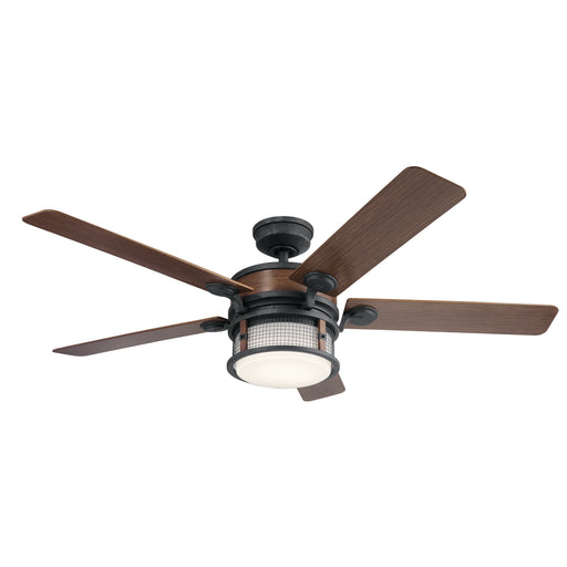 Kichler - 310170AUB - 60"Ceiling Fan - Ahrendale - Auburn Stained Finish