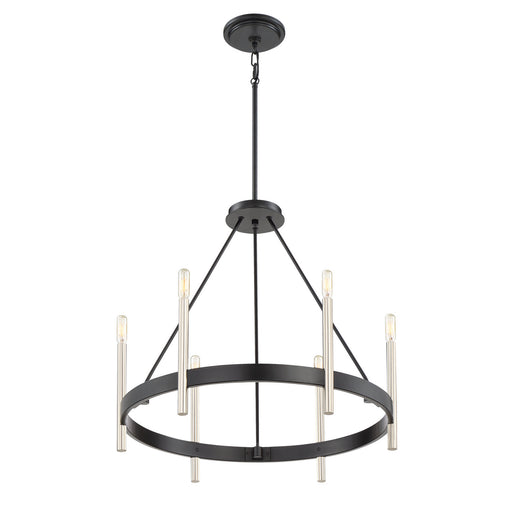 Quoizel - ATH5006K - Six Light Chandelier - Anthem - Mystic Black