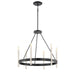 Quoizel - ATH5006K - Six Light Chandelier - Anthem - Mystic Black