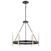 Quoizel - ATH5006K - Six Light Chandelier - Anthem - Mystic Black