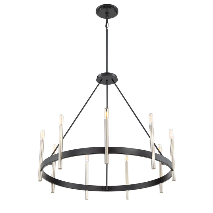 Quoizel - ATH5009K - Nine Light Chandelier - Anthem - Mystic Black