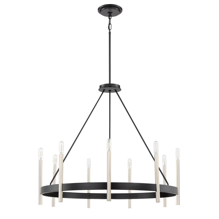 Quoizel - ATH5009K - Nine Light Chandelier - Anthem - Mystic Black