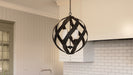 Quoizel - BMS2820OK - Four Light Pendant - Blacksmith - Old Black Finish