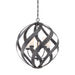 Quoizel - BMS2826OK - Five Light Pendant - Blacksmith - Old Black Finish