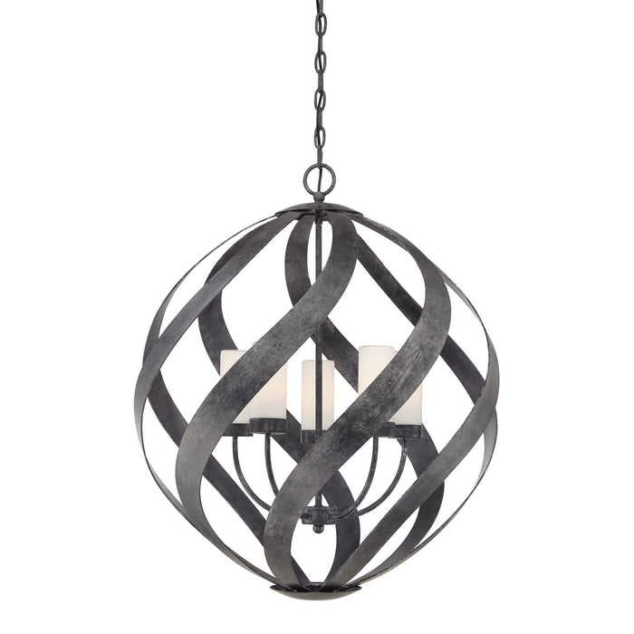 Quoizel - BMS2826OK - Five Light Pendant - Blacksmith - Old Black Finish