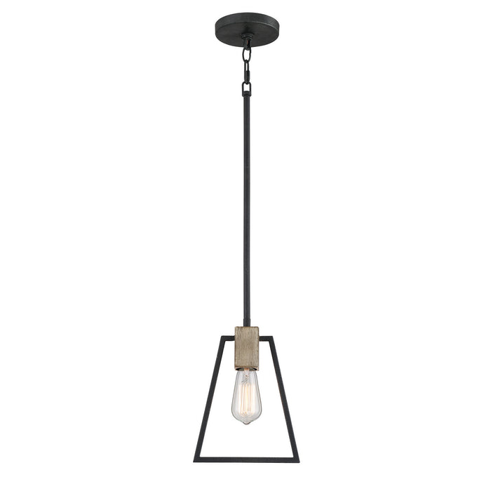 Quoizel - BRT1507GK - One Light Mini Pendant - Brockton - Grey Ash