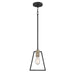 Quoizel - BRT1507GK - One Light Mini Pendant - Brockton - Grey Ash