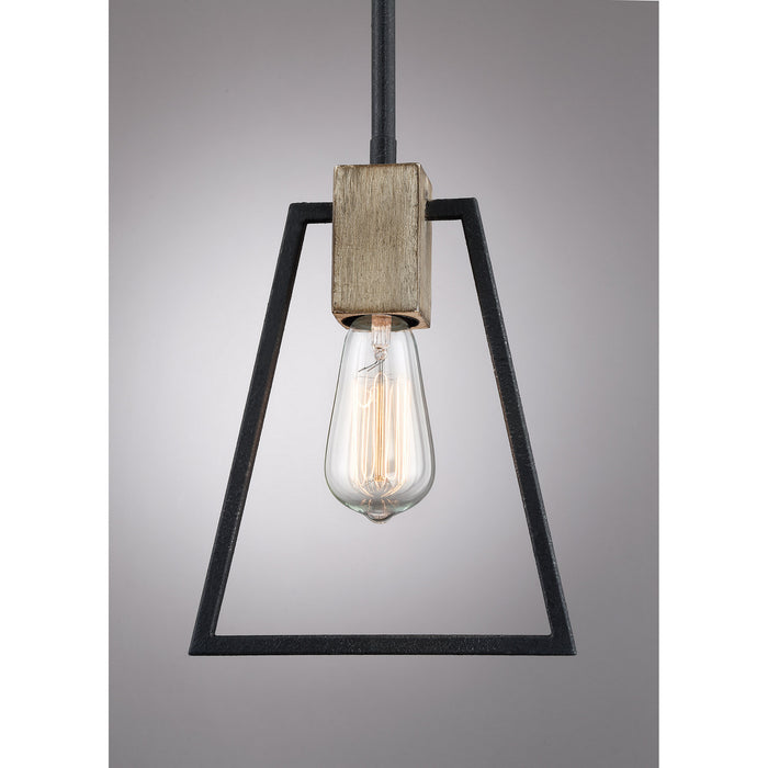 Quoizel - BRT1507GK - One Light Mini Pendant - Brockton - Grey Ash