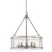 Quoizel - FTS2821MM - Five Light Pendant - Fortress - Mottled Silver