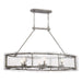 Quoizel - FTS638MM - Six Light Island Chandelier - Fortress - Mottled Silver