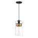 Quoizel - GTG1506K - One Light Mini Pendant - Gathering - Mystic Black