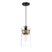 Quoizel - GTG1506K - One Light Mini Pendant - Gathering - Mystic Black