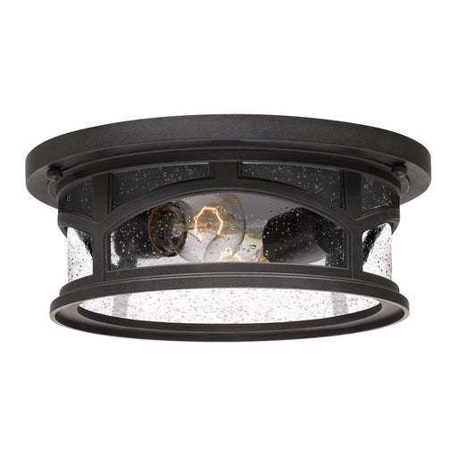 Quoizel - MBH1613K - Two Light Outdoor Flush Mount - Marblehead - Mystic Black