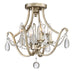 Quoizel - REG1716VG - Four Light Semi-Flush Mount - Regent - Vintage Gold