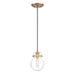 Quoizel - SDL1506WS - One Light Mini Pendant - Sidwell - Weathered Brass