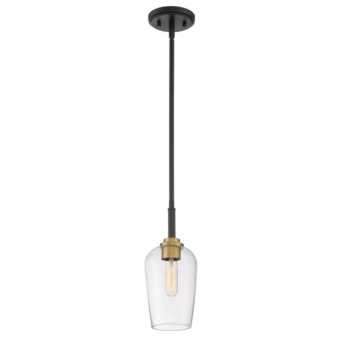 Quoizel - SGR1505EK - One Light Mini Pendant - Sagamore - Earth Black