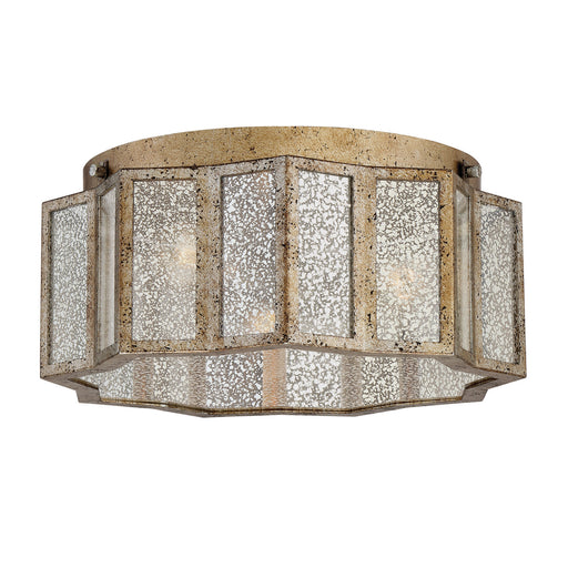 Quoizel - SRE1616AGL - Three Light Flush Mount - Shrine - Aged Gold