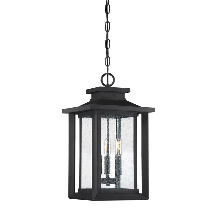 Quoizel - WKF1911EK - Three Light Outdoor Hanging Lantern - Wakefield - Earth Black