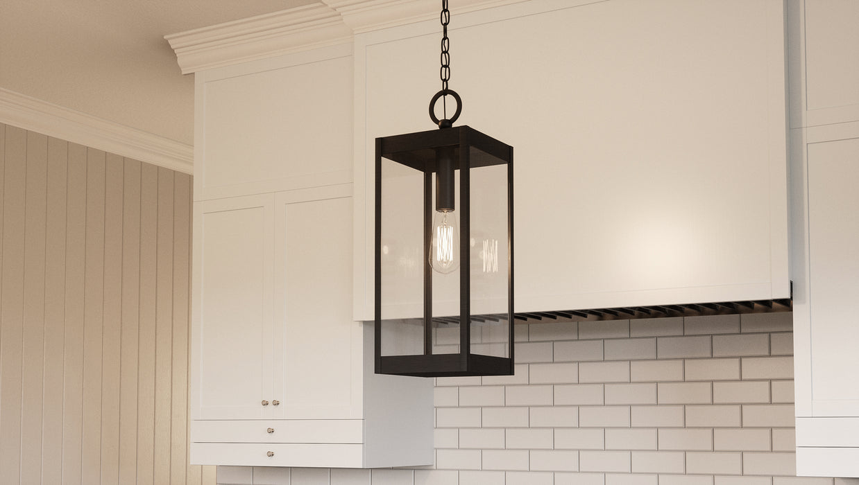 Quoizel - WVR1907EK - One Light Outdoor Hanging Lantern - Westover - Earth Black