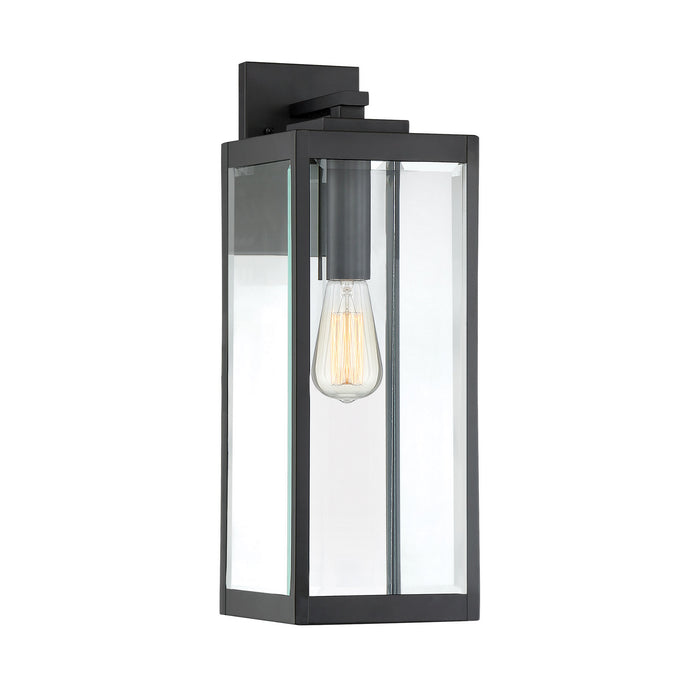 Quoizel - WVR8407EK - One Light Outdoor Wall Lantern - Westover - Earth Black