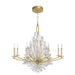 Fine Art - 881240-1ST - Eight Light Chandelier - Lily Buds - Gold