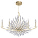 Fine Art - 883240-1ST - Six Light Chandelier - Lily Buds - Gold