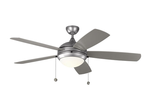 Generation Lighting. - 5DIW52PBSD - 52" Ceiling Fan - Discus - Painted Brushed Steel