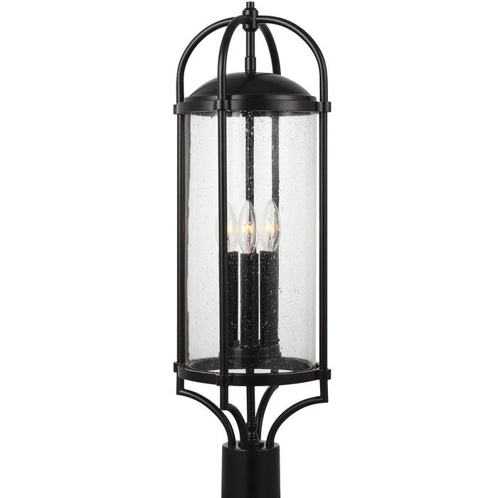 Generation Lighting. - OL7627ES - Three Light Post/Pier Lantern - Dakota - Espresso