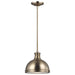 Generation Lighting. - 65085-848 - One Light Pendant - Pratt Street Metal - Satin Brass