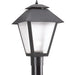 Generation Lighting. - 82065EN3-12 - One Light Outdoor Post Lantern - Polycarbonate Outdoor - Black