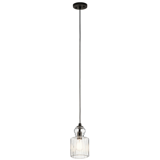 Kichler - 43957OZ - One Light Mini Pendant - Riviera - Olde Bronze