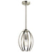 Kichler - 44054NI - One Light Pendant - Tao - Brushed Nickel