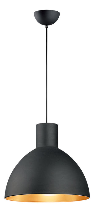 Maxim - 11026BKGLD - One Light Pendant - Cora - Black / Gold