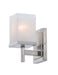 Maxim - 2151LNSN - One Light Bath Vanity - Tetra - Satin Nickel